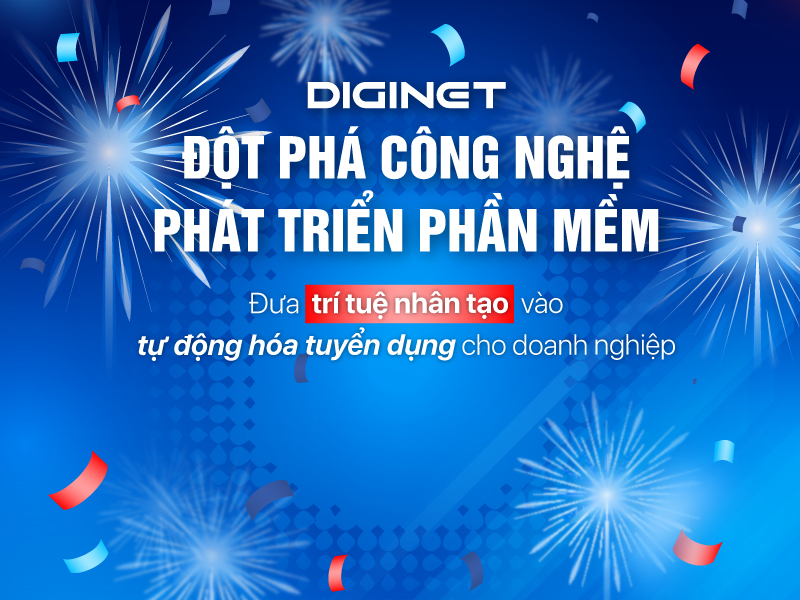 DIGINET đột phá công nghệ phát triển phần mềm, thành công tích hợp trí tuệ nhân tạo