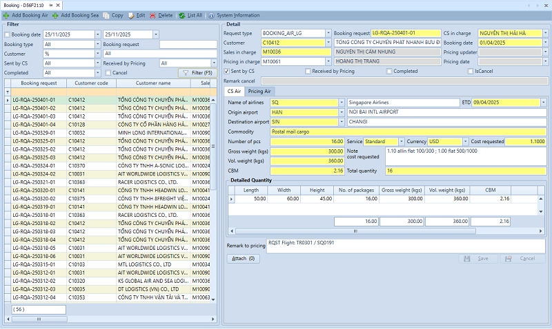 giải pháp quản lý logistics