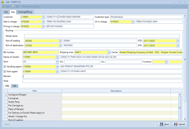 giải pháp quản lý logistics