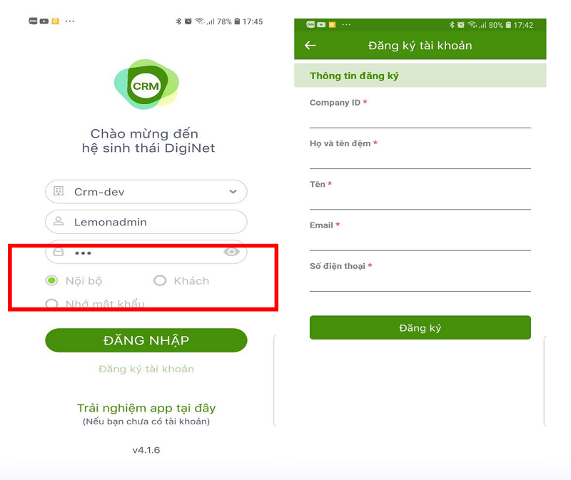 app quản lý bán hàng
