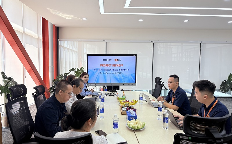 dự án phần mềm nhân sự cho okia