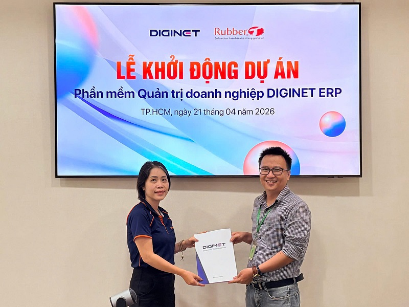 Kick-off dự án DIGINET ERP tại Công ty Cổ phần RUBBER T